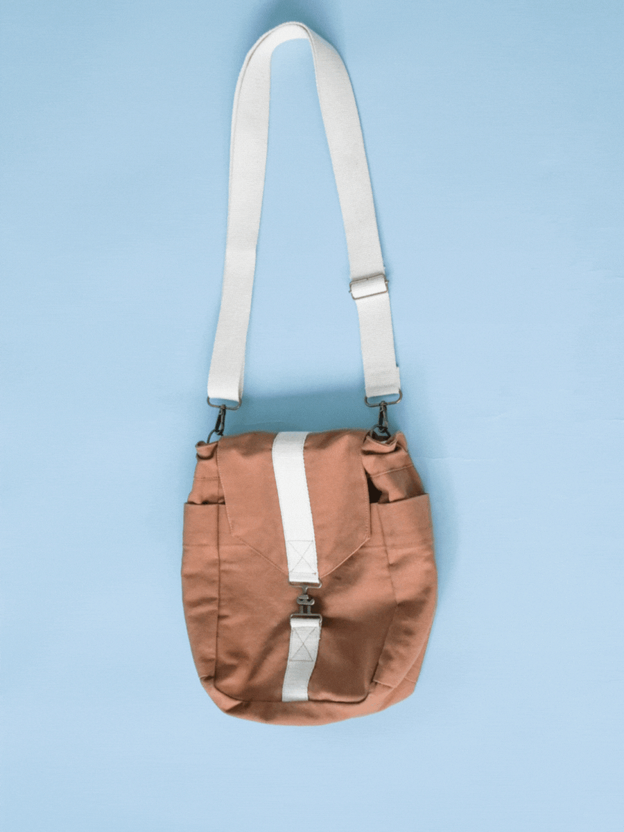 Butterscotch Convertible Bag | Backpack and Crossbody Bag | Closet Core Crew