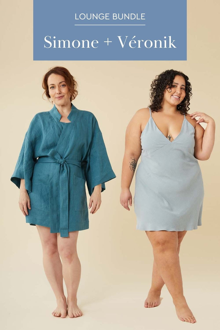 Simone Slip + Veronik Robe Bundle