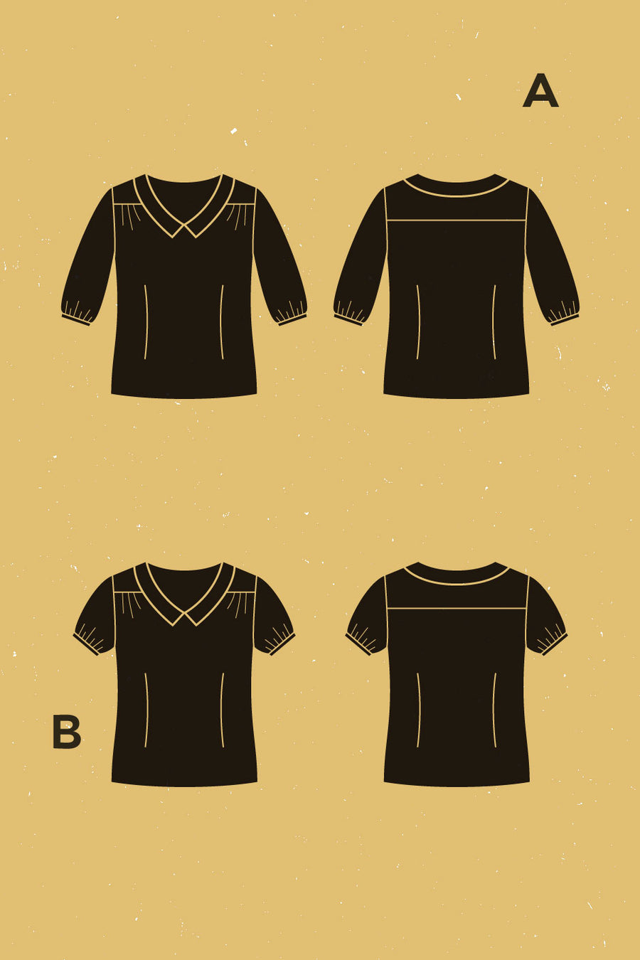 Airelle Blouse Pattern | Patron de Blouse Airelle | Deer & Doe