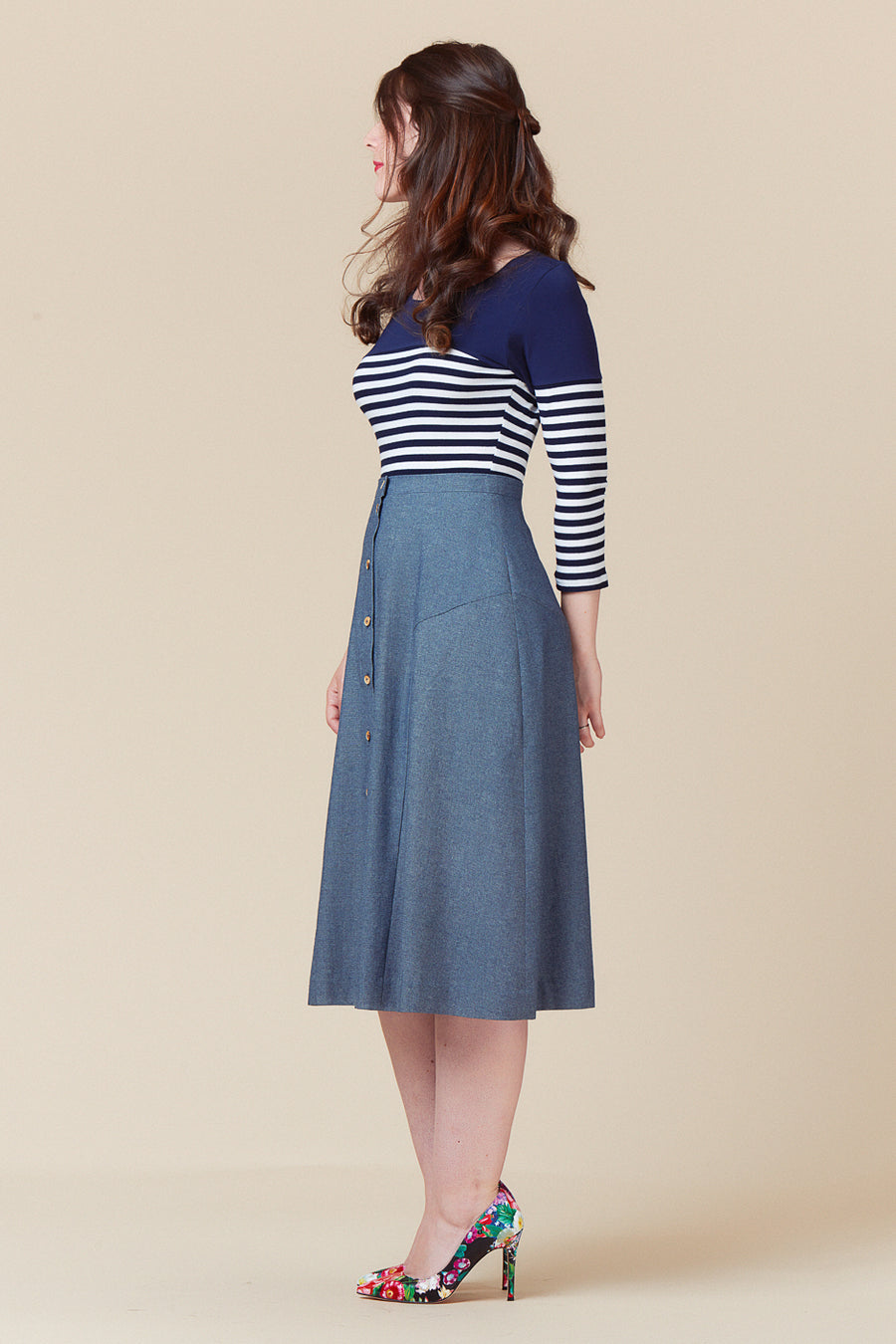Azara Skirt Pattern | Patron de Jupe Azara | Deer & Doe