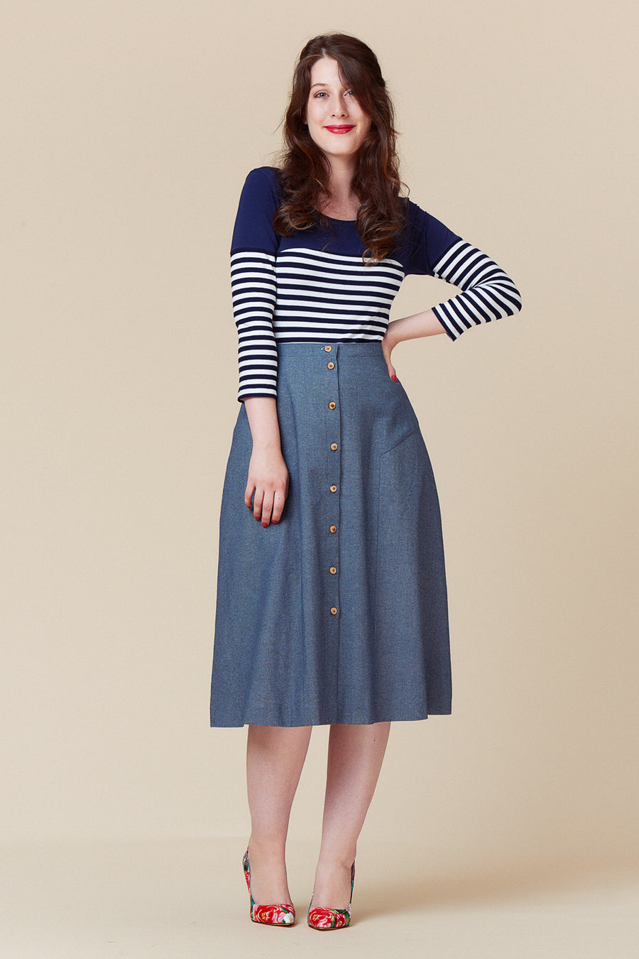 Azara Skirt Pattern | Patron de Jupe Azara | Deer & Doe