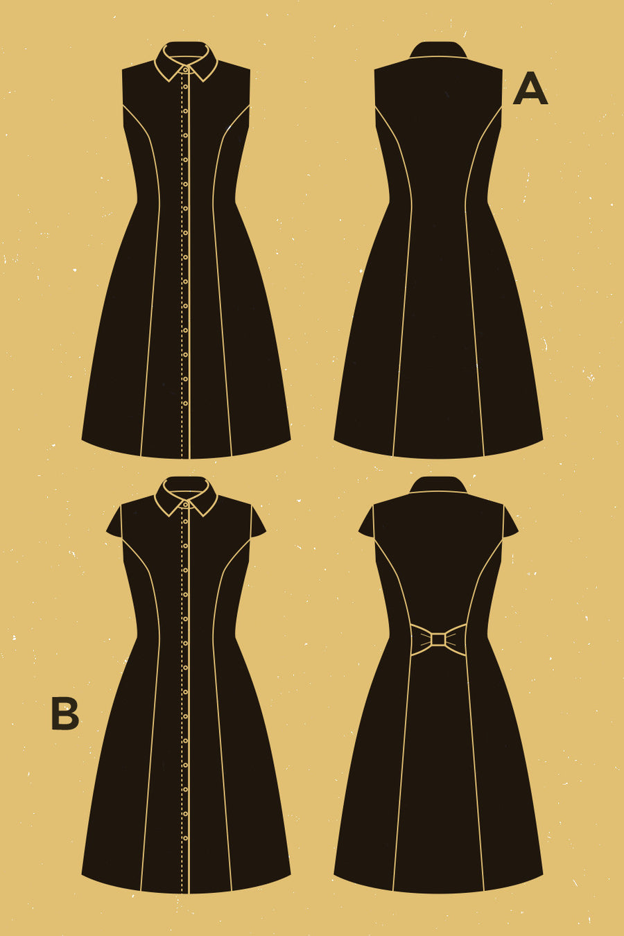 Bleuet Dress Pattern | Patron de Robe Bleuet | Deer & Doe