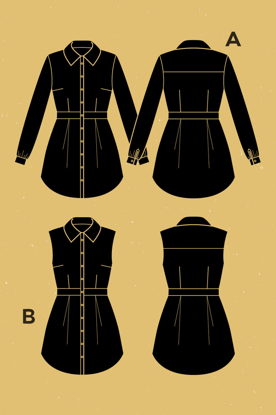 Bruyère Shirt Pattern | Patron de Chemise Bruyère | Deer & Doe