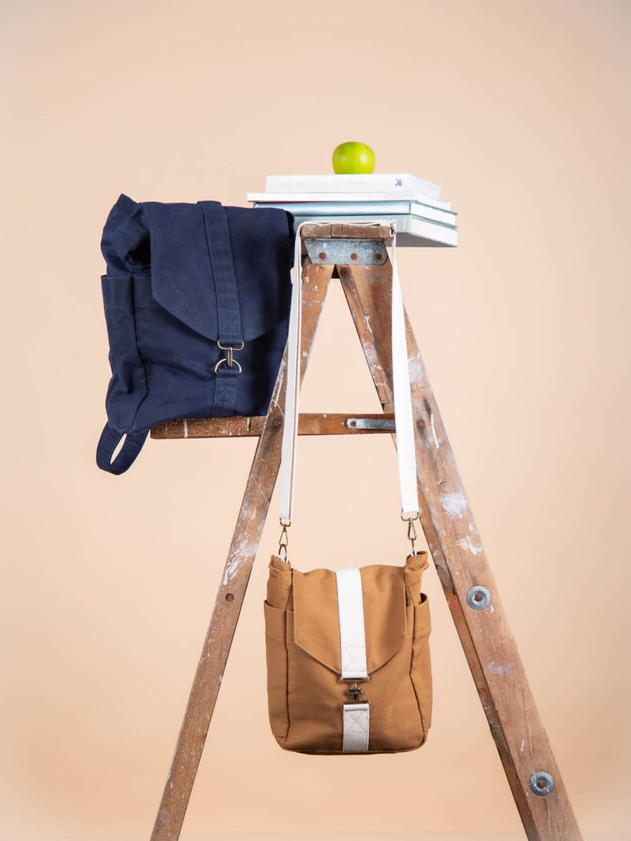 Butterscotch Convertible Bag | Backpack and Crossbody Bag | Closet Core Crew