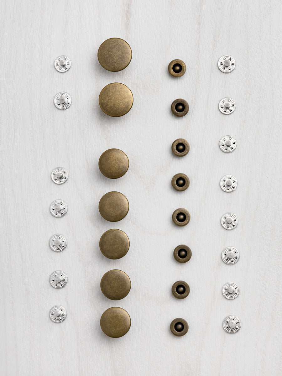 Button fly jeans-making kit // Jeans buttons & jeans rivets // Closet Core Patterns
