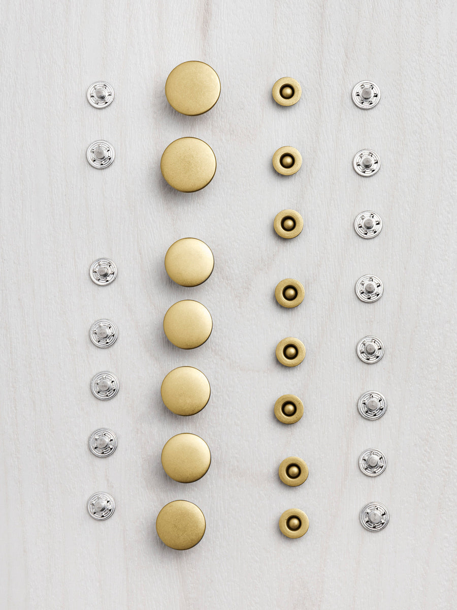 Button fly jeans-making kit // Jeans buttons & jeans rivets // Closet Core Patterns