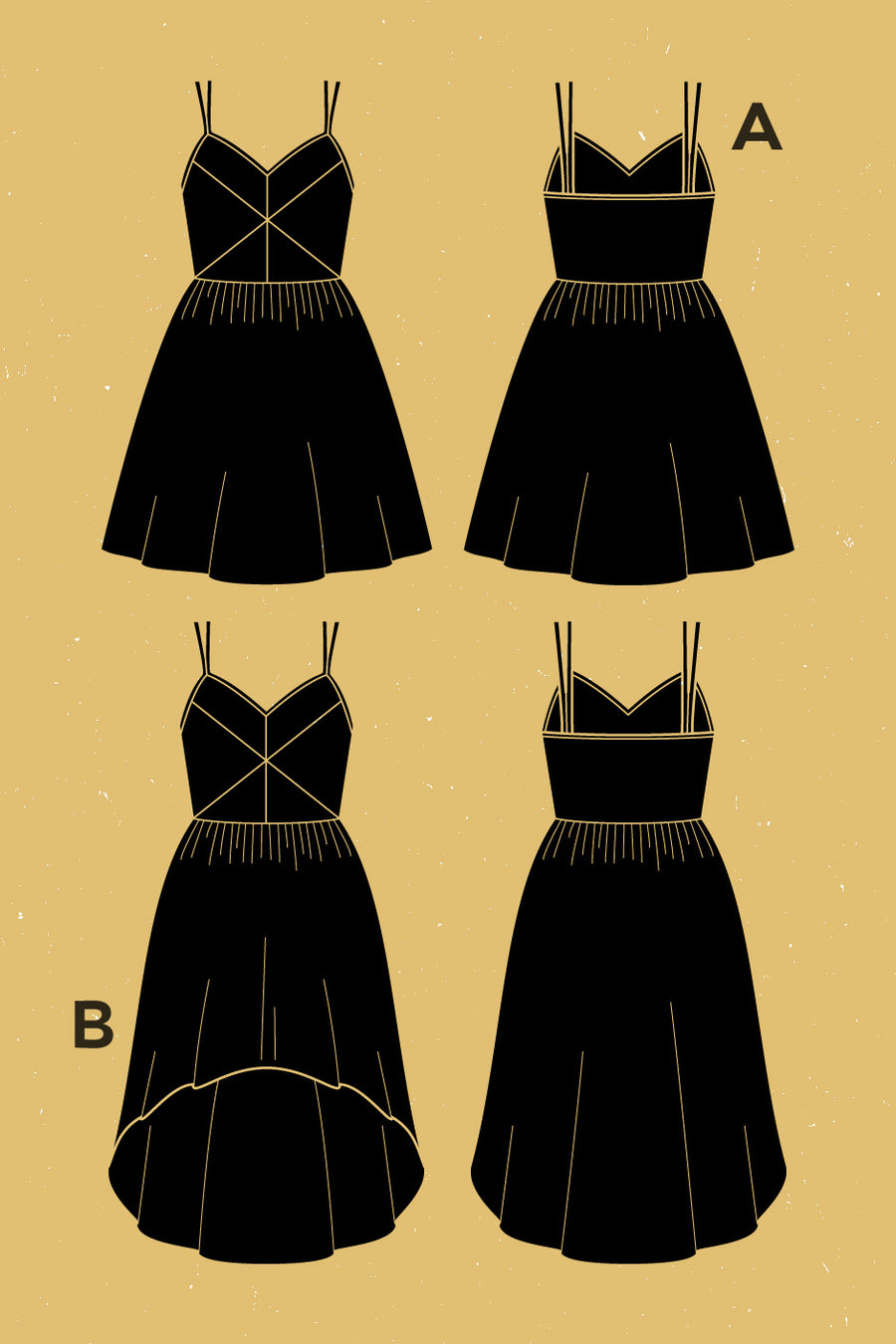 Centaurée Dress Pattern | Patron de Robe Centaurée | Deer & Doe