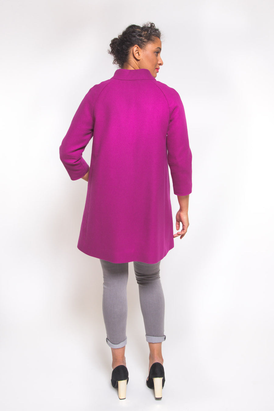 Clare Coat Pattern // View A - back //  Closet Core Patterns