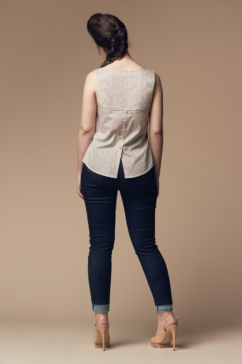 Datura Tank Top Pattern | Patron de Blouse Datura | Deer & Doe