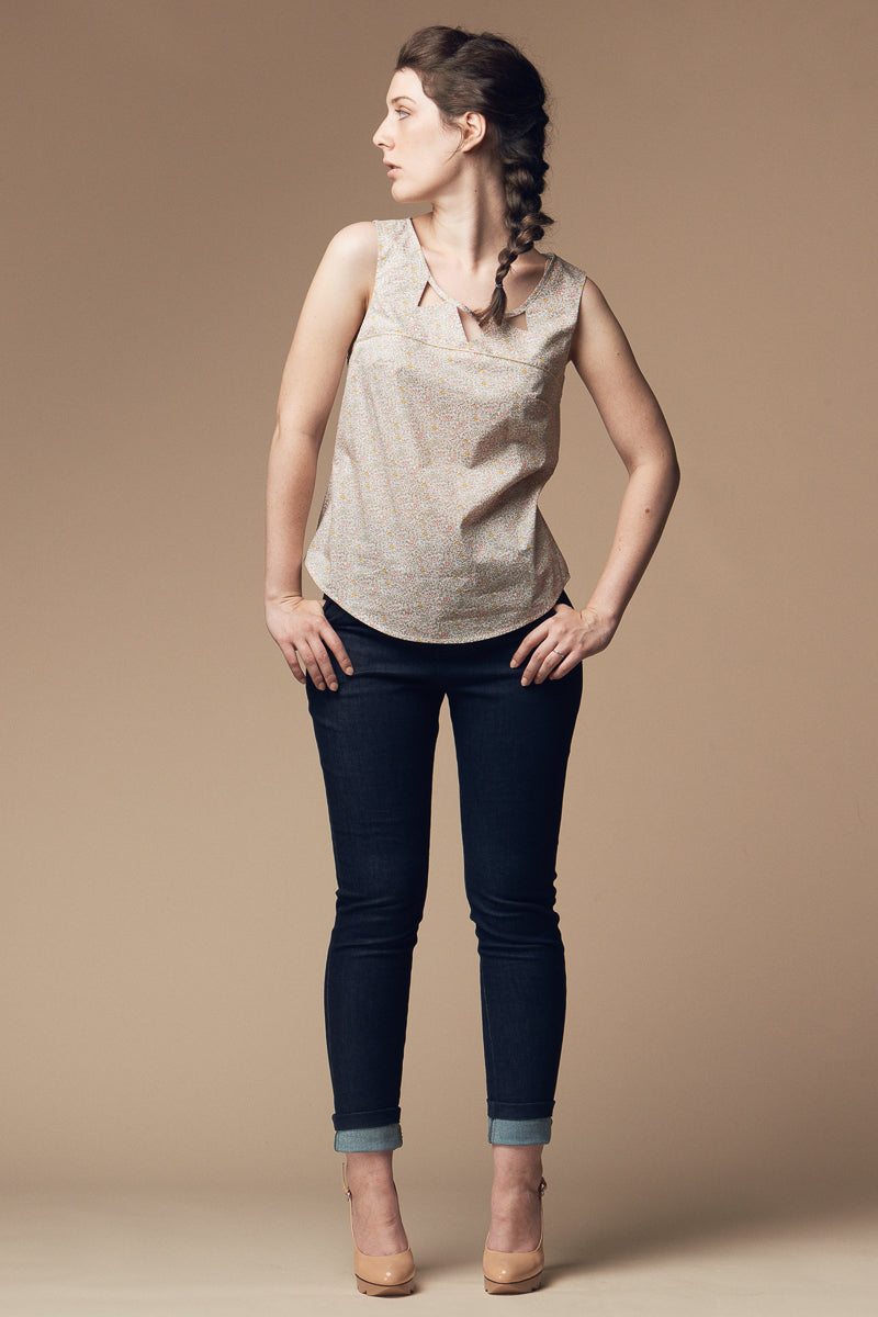Datura Tank Top Pattern | Patron de Blouse Datura | Deer & Doe