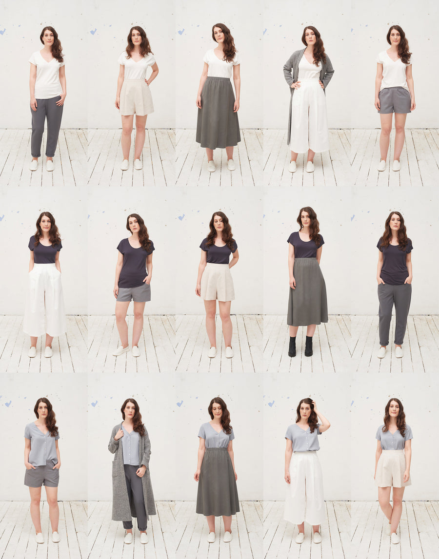 Dressed ebook With 9 Patterns! Pattern | Patron de eBook Dressed (avec 9 patrons) | Deer & Doe