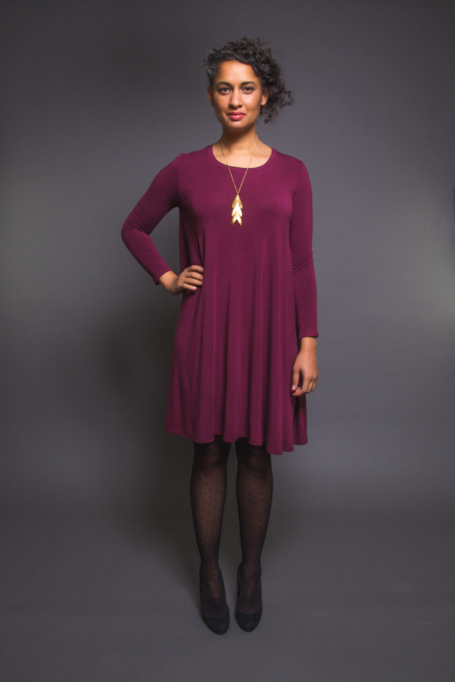 Ebony Tee Pattern // Knit Dress Pattern // Closet Core Patterns