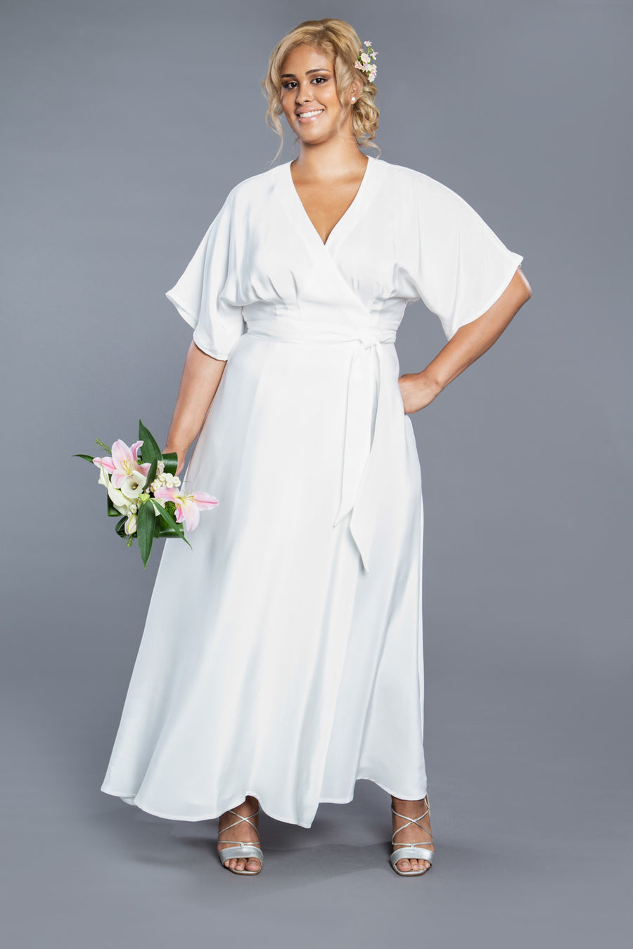 Wedding dress sewing pattern / Elodie Wrap Dress Pattern | Closet Core Patterns