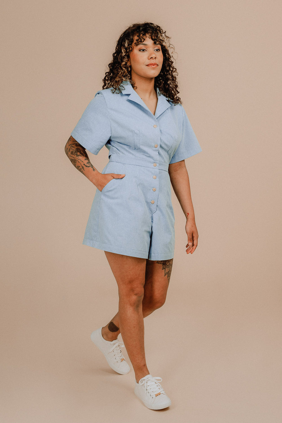 Eucalyptus Jumpsuit Pattern | Patron de Combinaison Eucalyptus | Deer & Doe