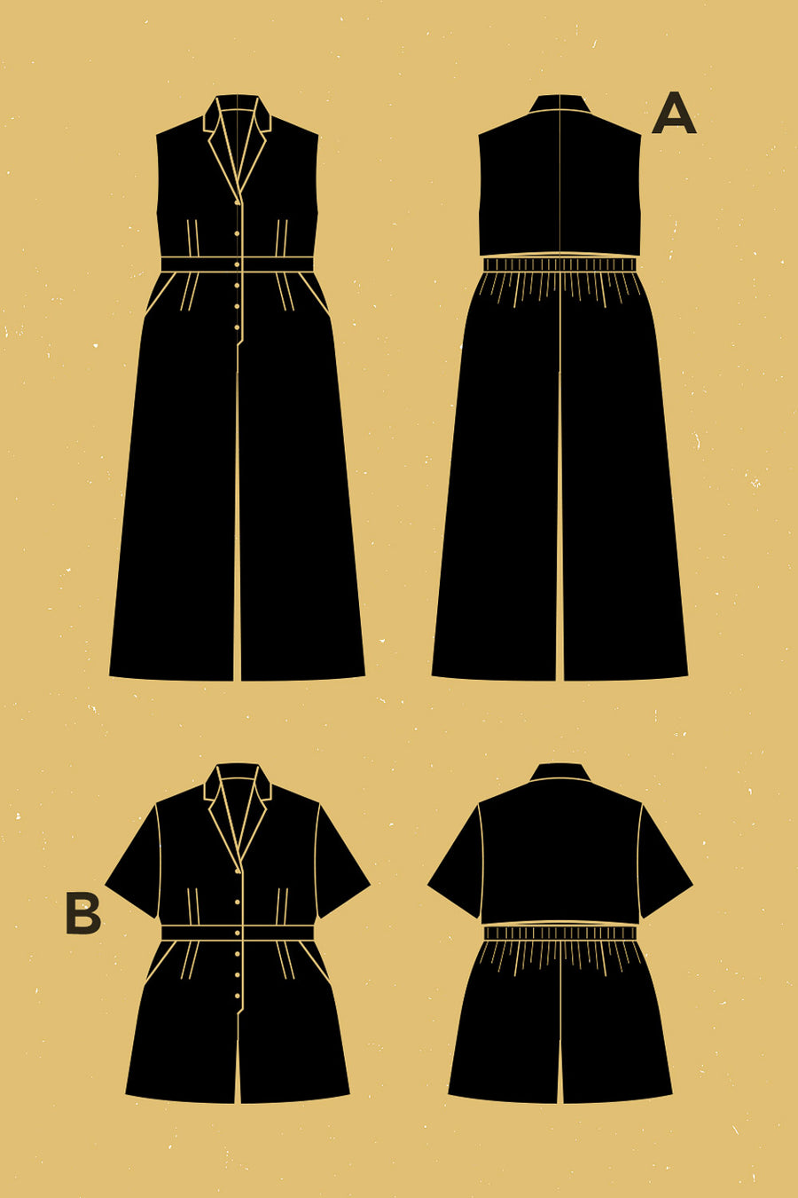 Eucalyptus Jumpsuit Pattern | Patron de Combinaison Eucalyptus | Deer & Doe