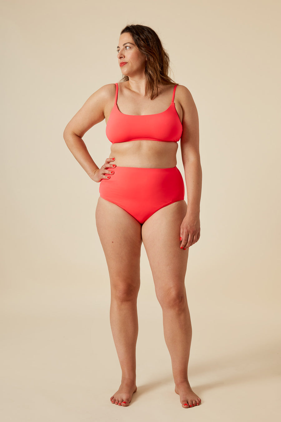 Faye Swimsuit Pattern - High Waisted Bikini Sewing Pattern by Closet Core Patterns