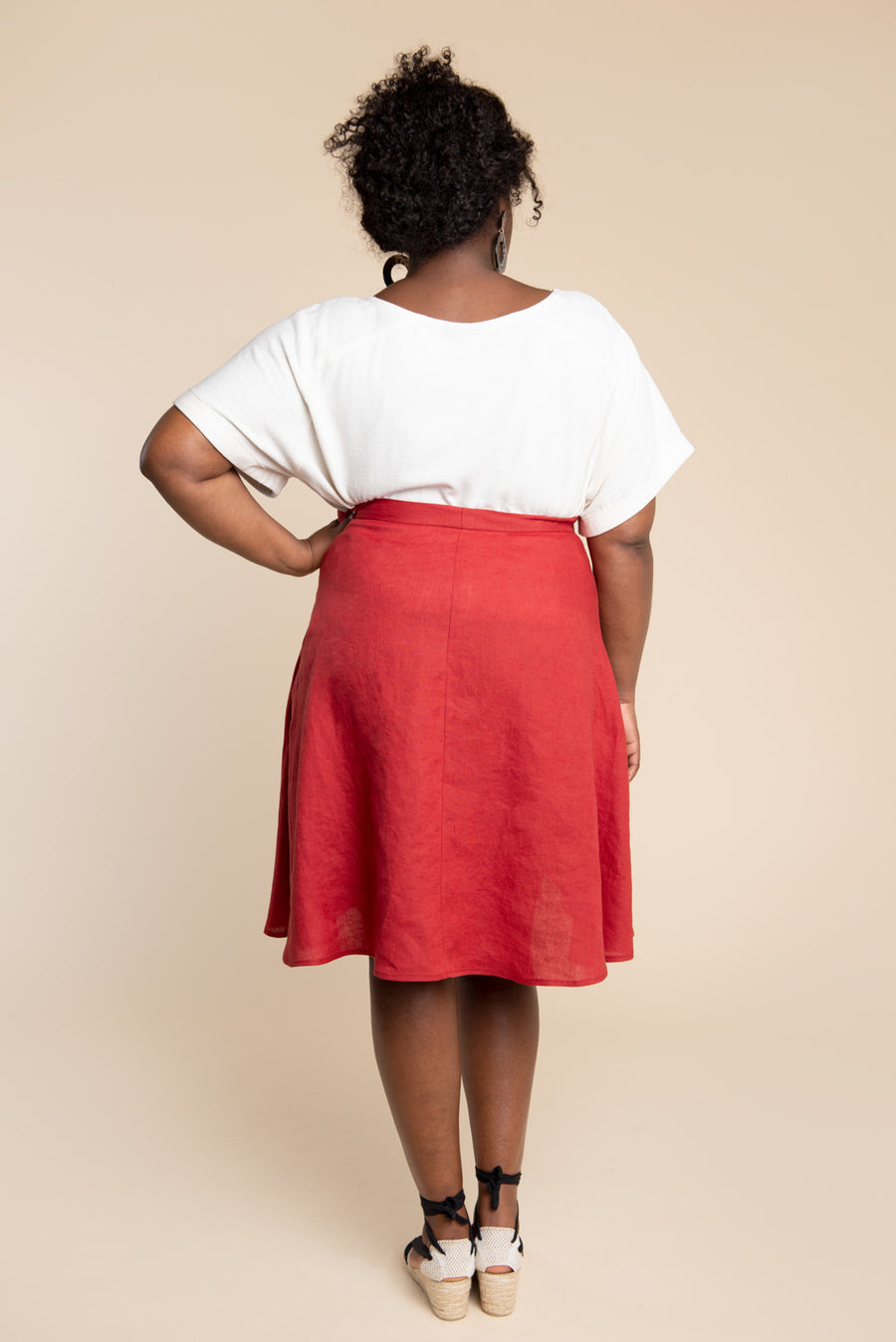 Fiore Skirt Pattern - Asymmetrical Wrap skirt pattern | Closet Core Patterns