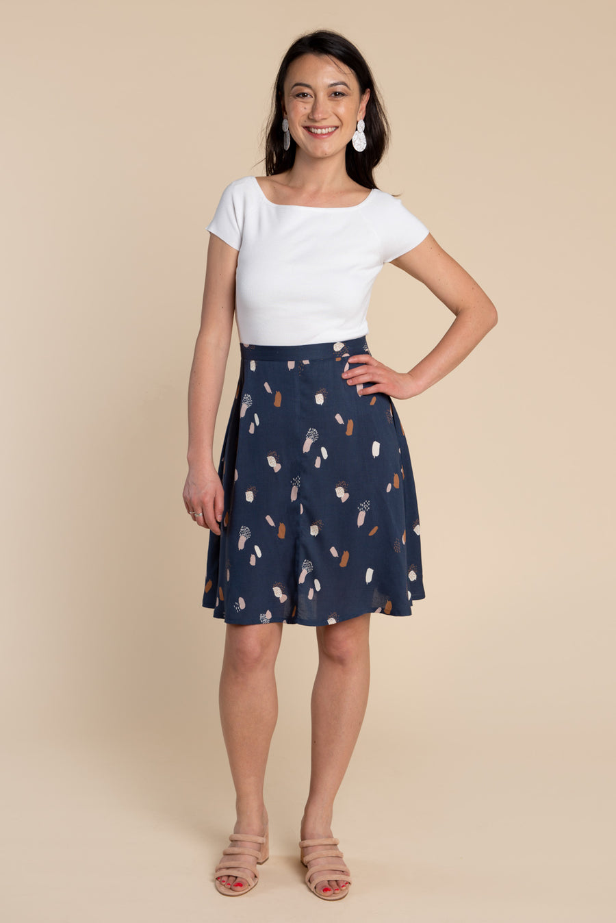 Fiore Skirt Pattern - Flared A-line skirt pattern | Closet Core Patterns
