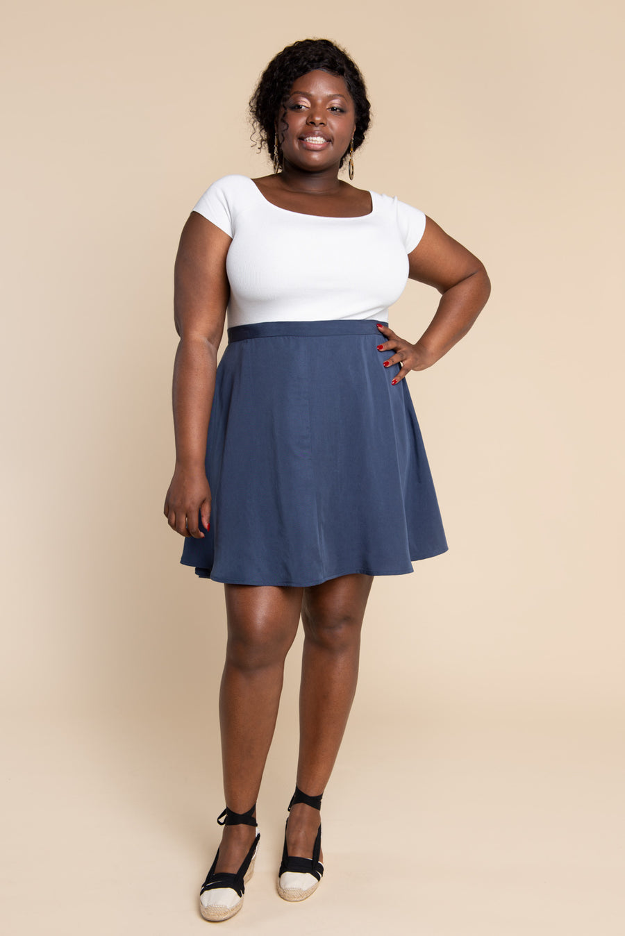 Fiore Skirt Pattern - Flared A-line skirt pattern | Closet Core Patterns