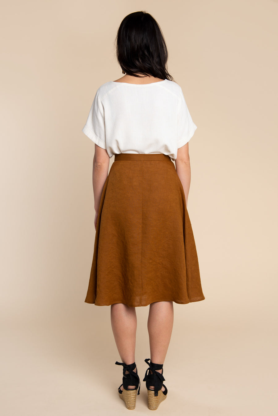 Fiore Skirt Pattern - Button front skirt pattern | Closet Core Patterns