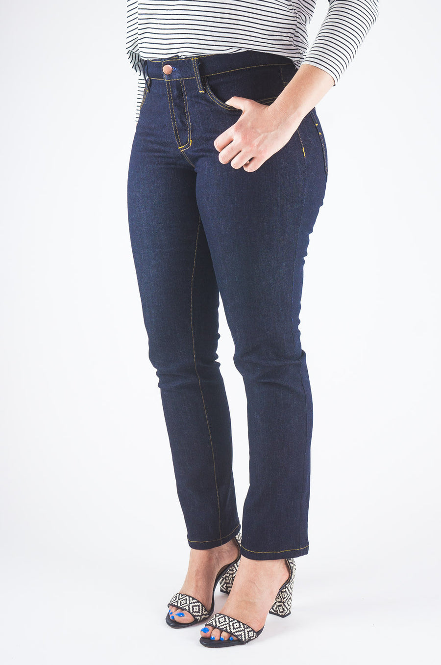 Ginger Mid-rise Skinny Jean Pattern // Jeans sewing pattern // Closet Core Patterns