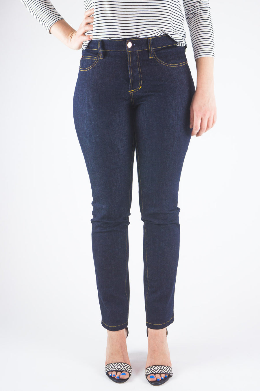 Ginger Mid-rise Skinny Jean Pattern // Jeans sewing pattern // Closet Core Patterns