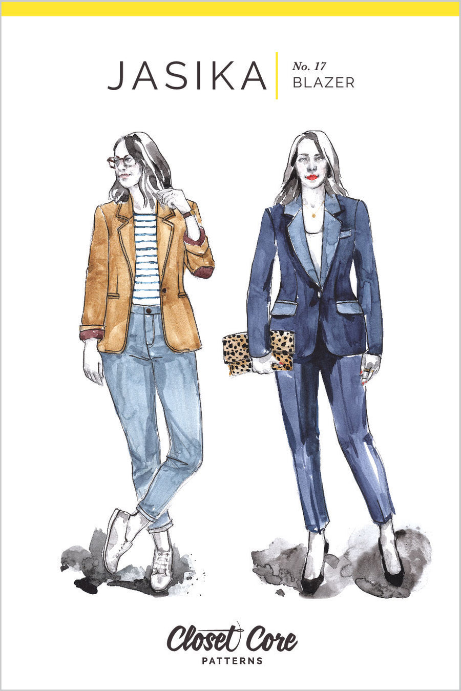Jasika Blazer Pattern | Envelope Front | Closet Core Patterns