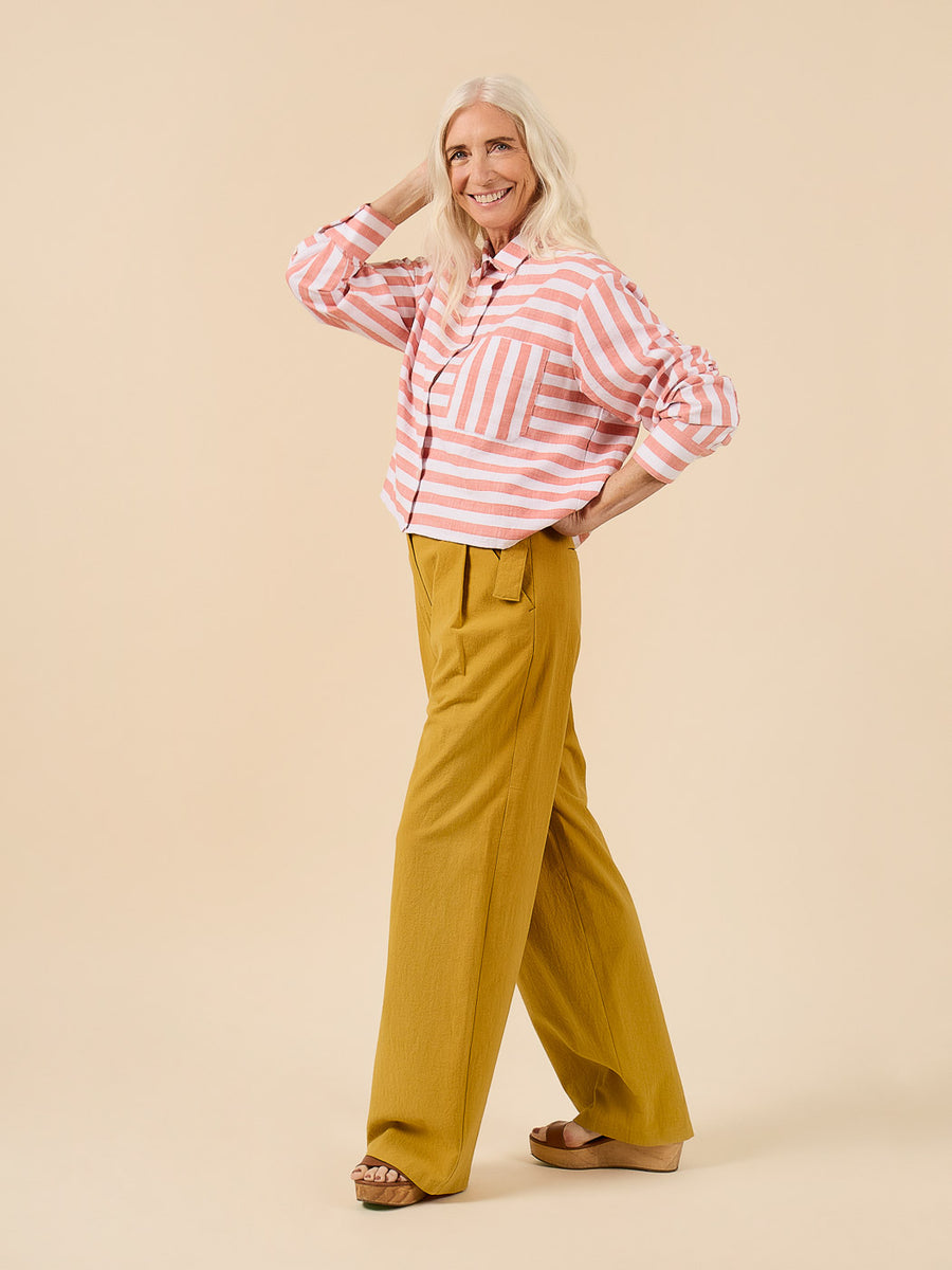 Jenna Cropped Shirt | Shirt +Shirtdress Pattern | Closet Core Patterns