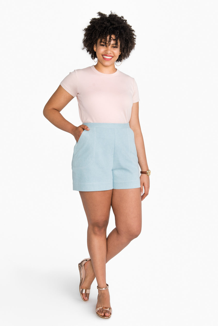 Jenny High-Waisted Shorts Pattern | Closet Core Patterns
