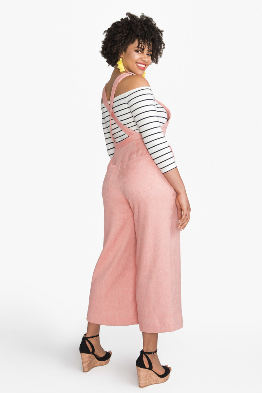 Jenny Cropped Culottes Overalls Pattern | Closet Core Patterns