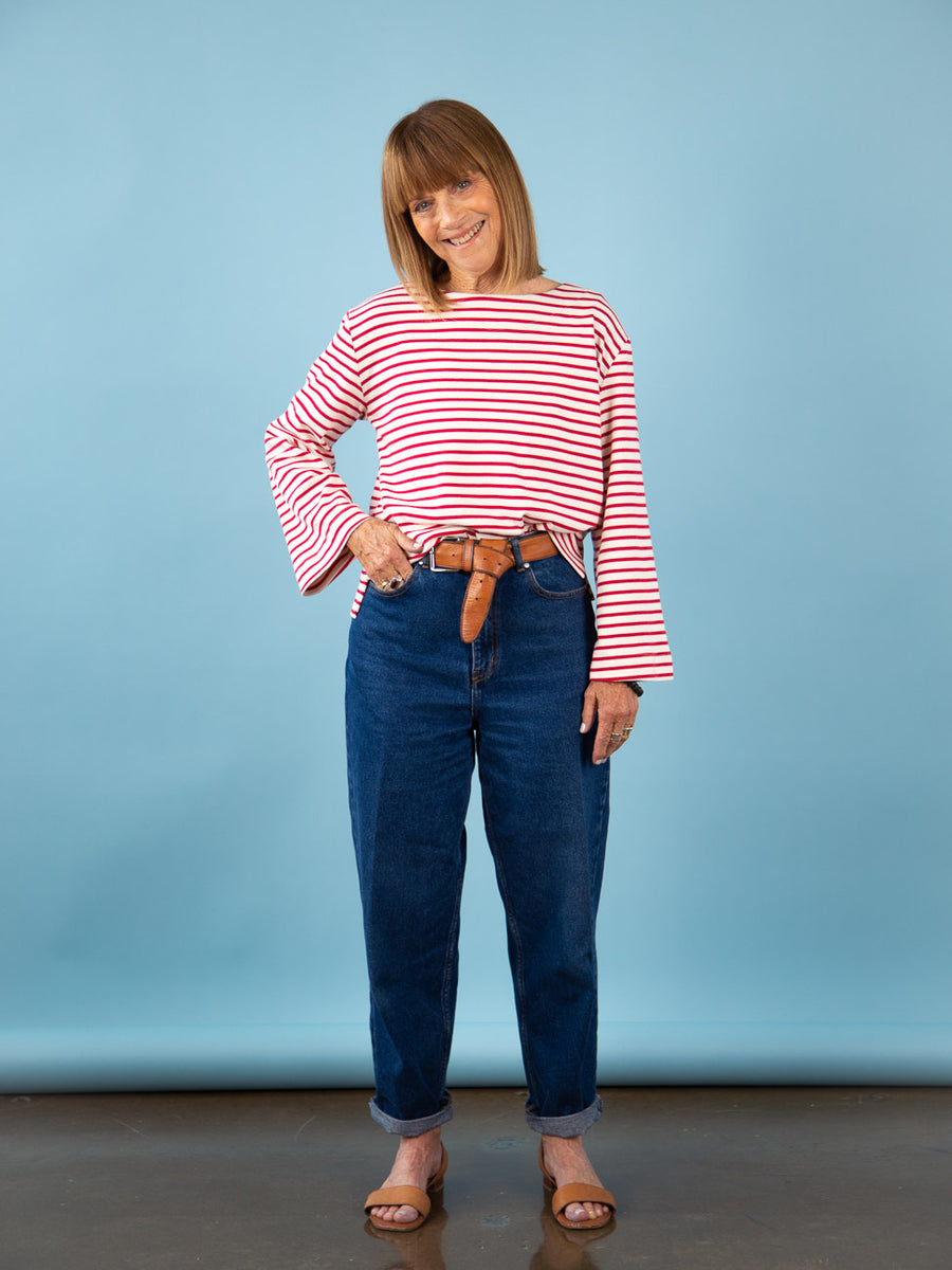 Marine Breton Top Pattern | Closet Core Crew 