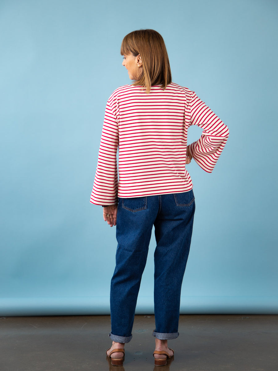 Marine Breton Top Pattern | Closet Core Crew 
