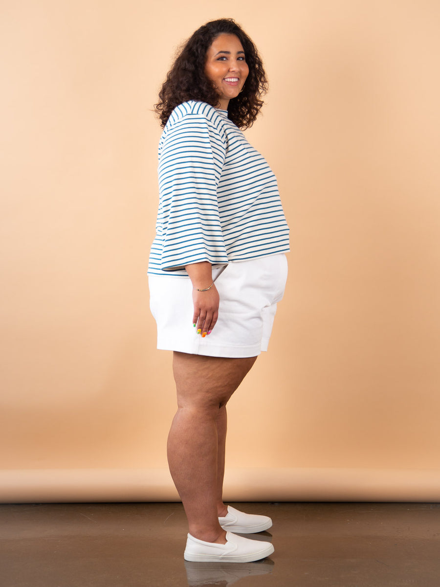 Marine Breton Plus-Size Top Pattern | Closet Core Crew 
