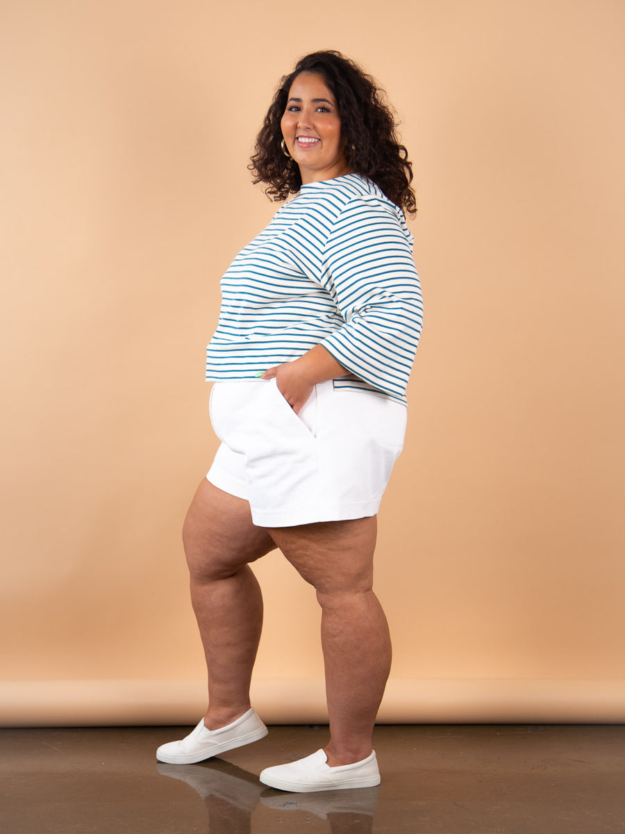 Marine Breton Plus-Size Top Pattern | Closet Core Crew 