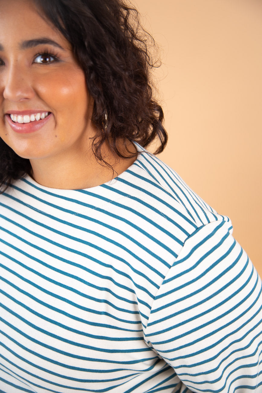 Marine Breton Plus-Size Top Pattern | Closet Core Crew 