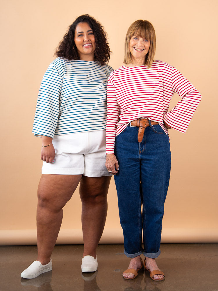 Marine Breton Top Pattern | Closet Core Crew 