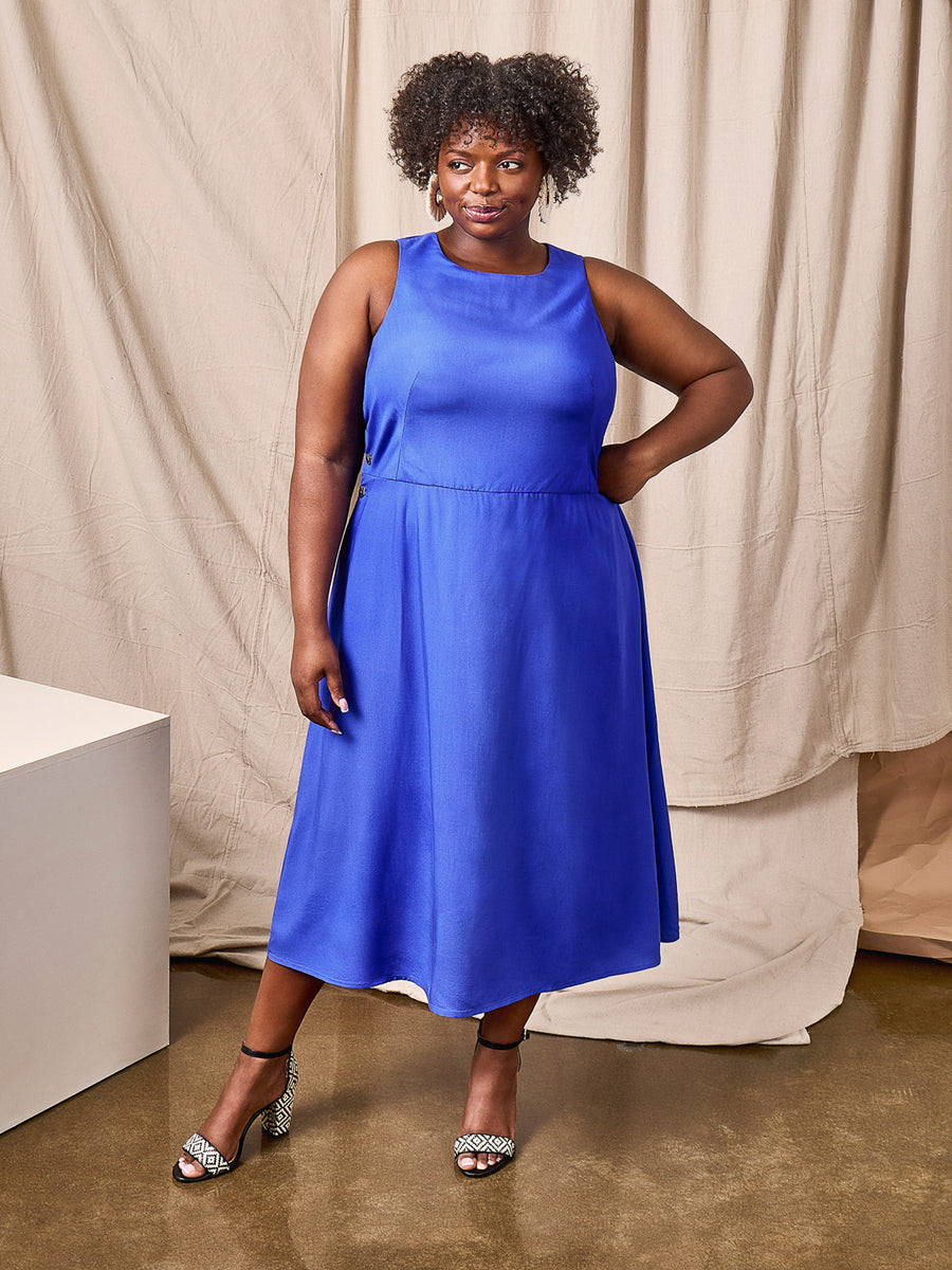 Mica Dress | Plus-Size Midi-Length Skirt | Closet Core Crew