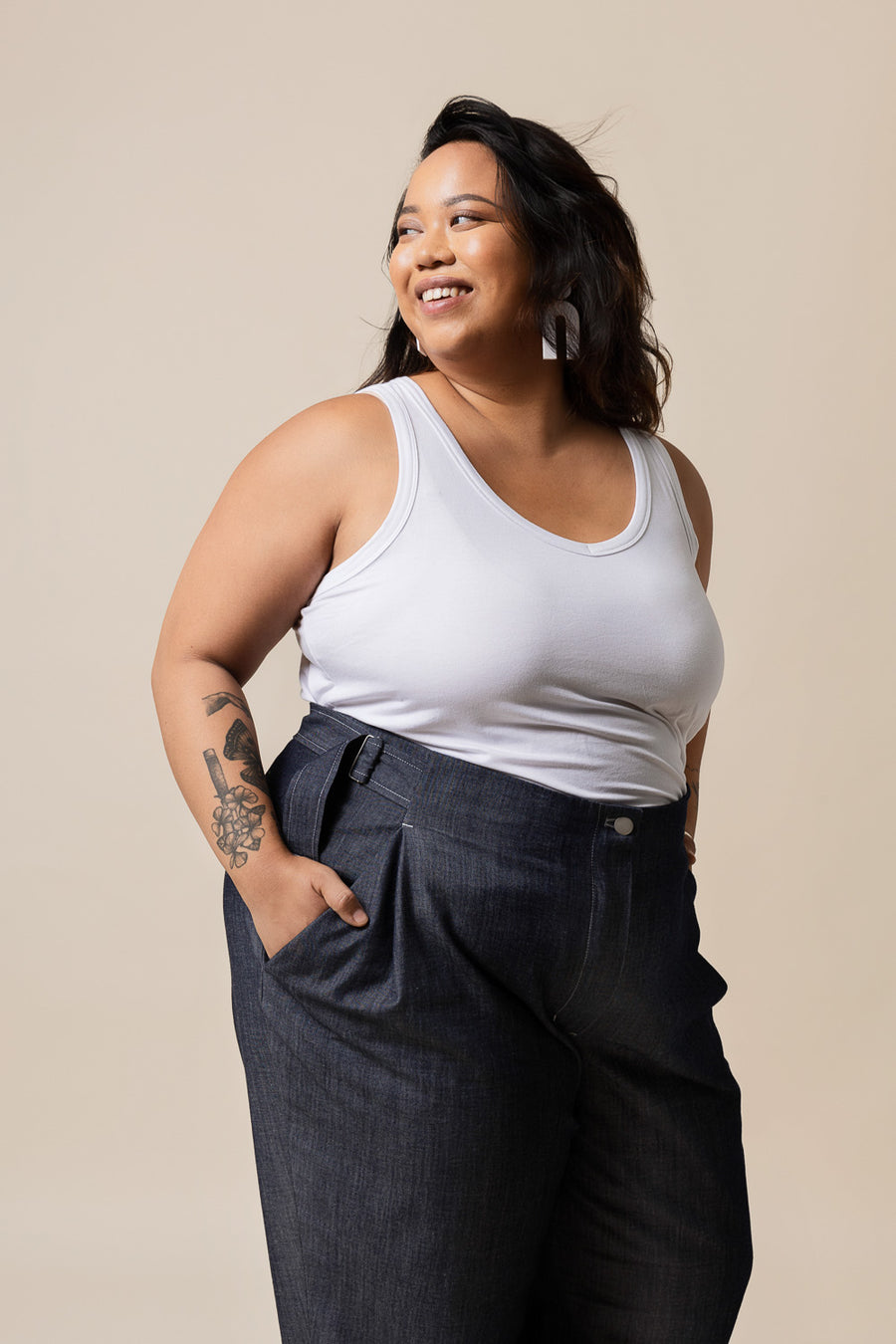 Mitchell Trousers Pattern | Plus Size Pants Pattern | Closet Core Patterns