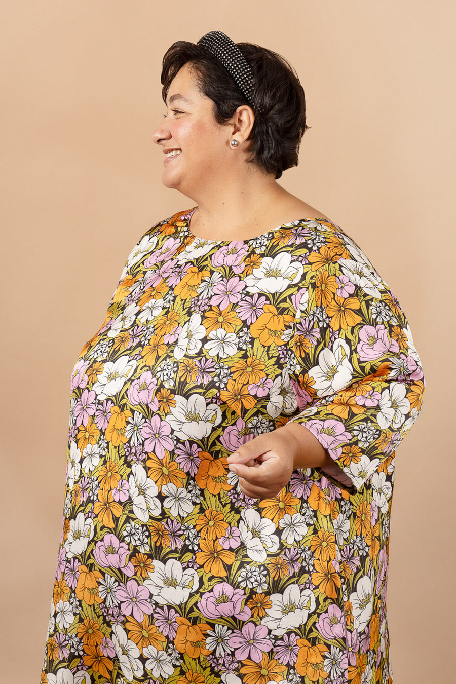 Moonlight Dress | Lined Elbow Length Sleeve | Plus Size Dress Pattern | Closet Core Crew