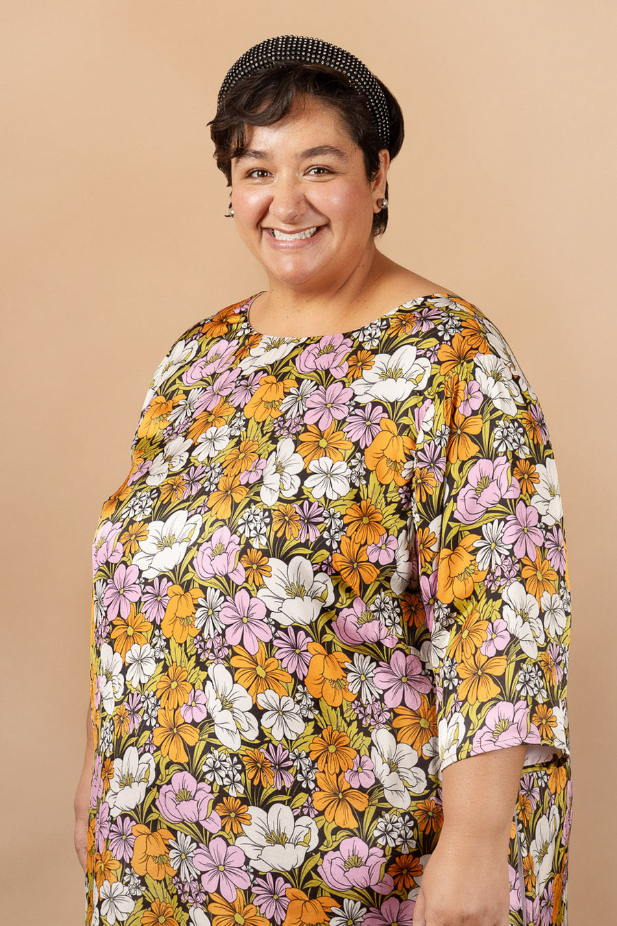 Moonlight Dress | Lined Elbow Length Sleeve | Plus Size Dress Pattern | Closet Core Crew