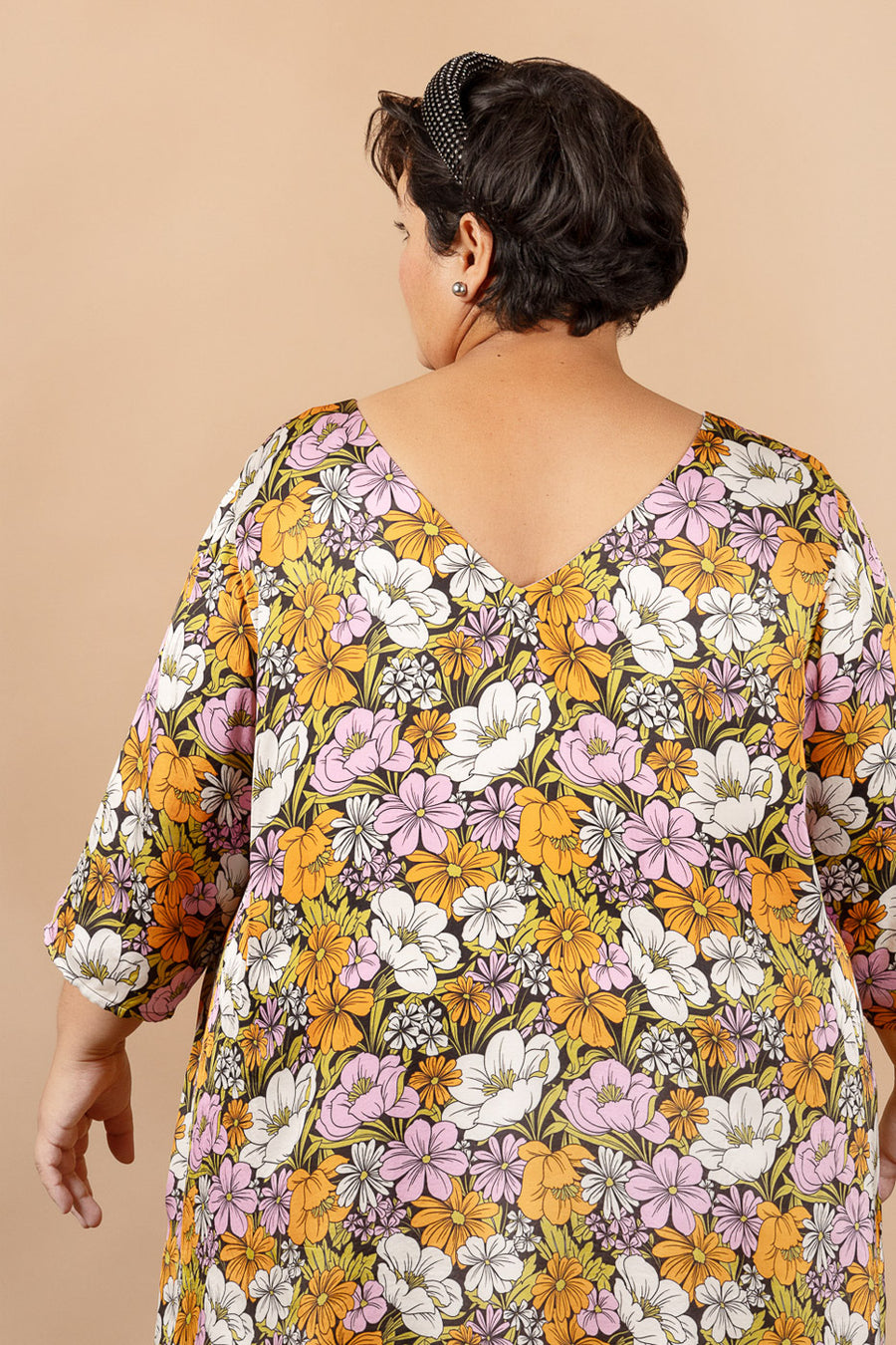 Moonlight Dress | Lined Elbow Length Sleeve | Plus Size Dress Pattern | Closet Core Crew