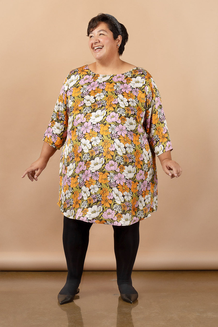 Moonlight Dress | Lined Elbow Length Sleeve | Plus Size Dress Pattern | Closet Core Crew