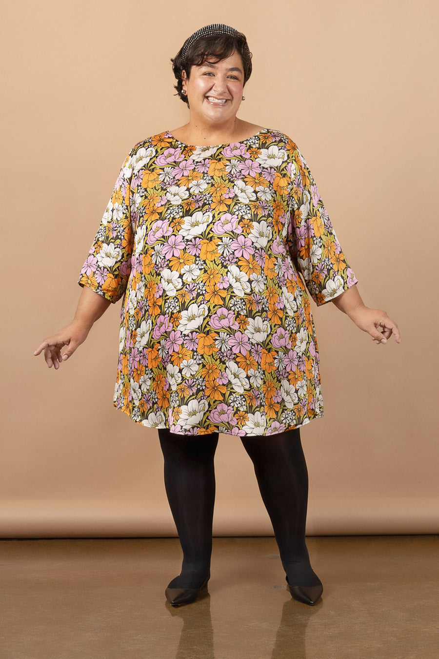 Moonlight Dress | Lined Elbow Length Sleeve | Plus Size Dress Pattern | Closet Core Crew