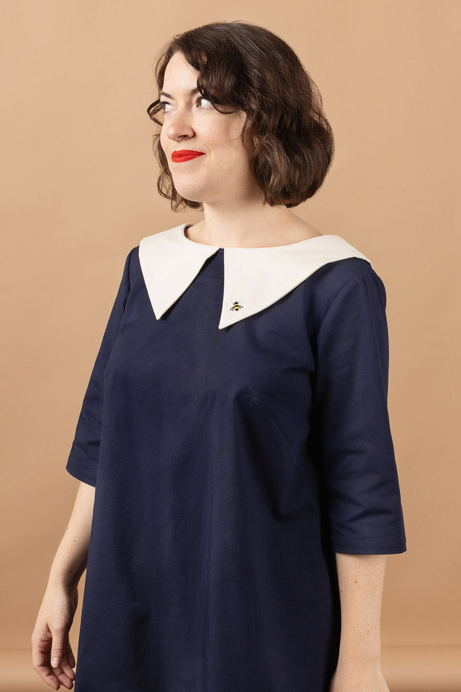 Moonlight Dress | Unlined with Pointed Collar | Closet Core Crew