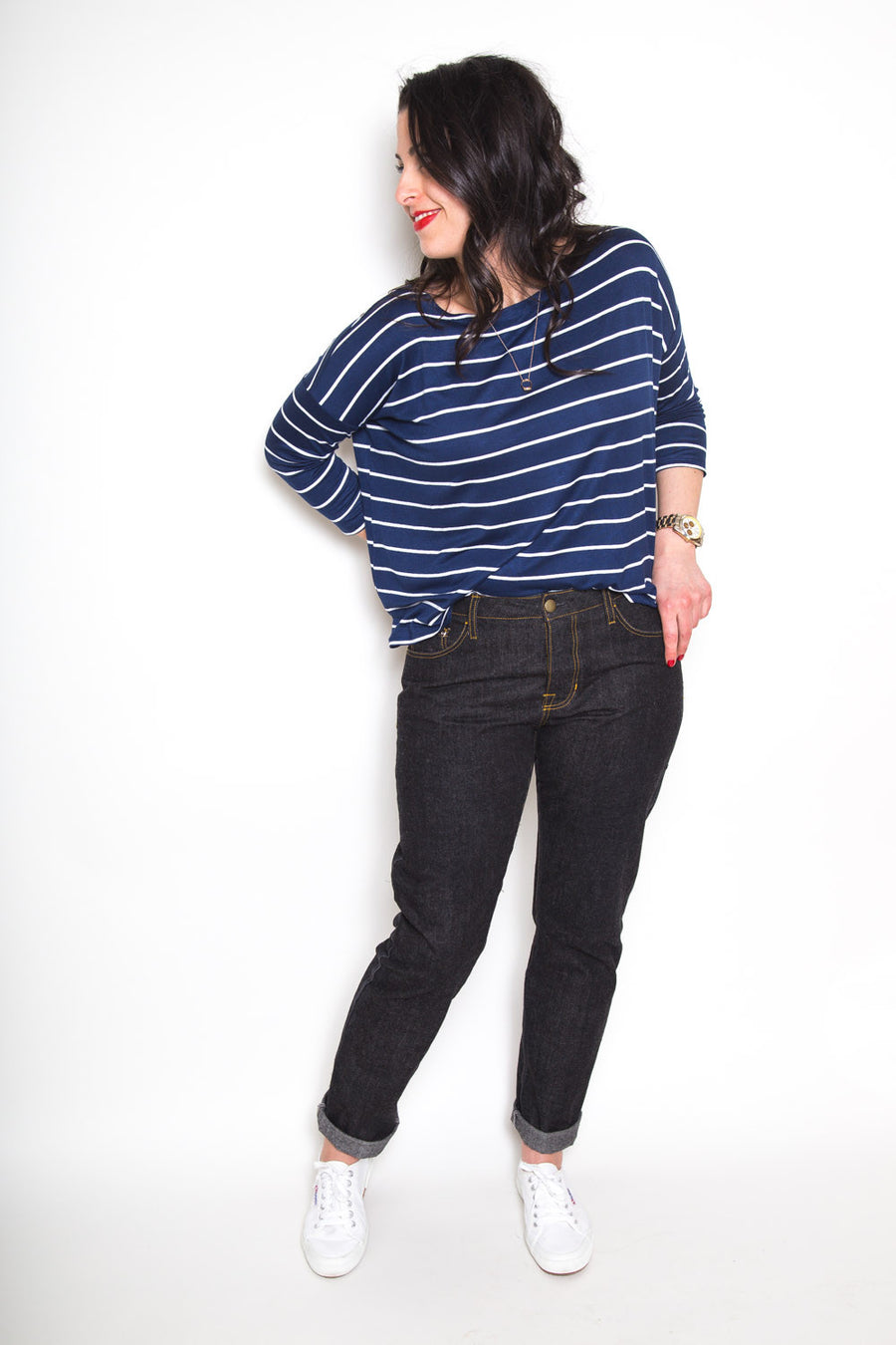 Morgan Boyfriend Jeans pattern // by Closet Core Patterns