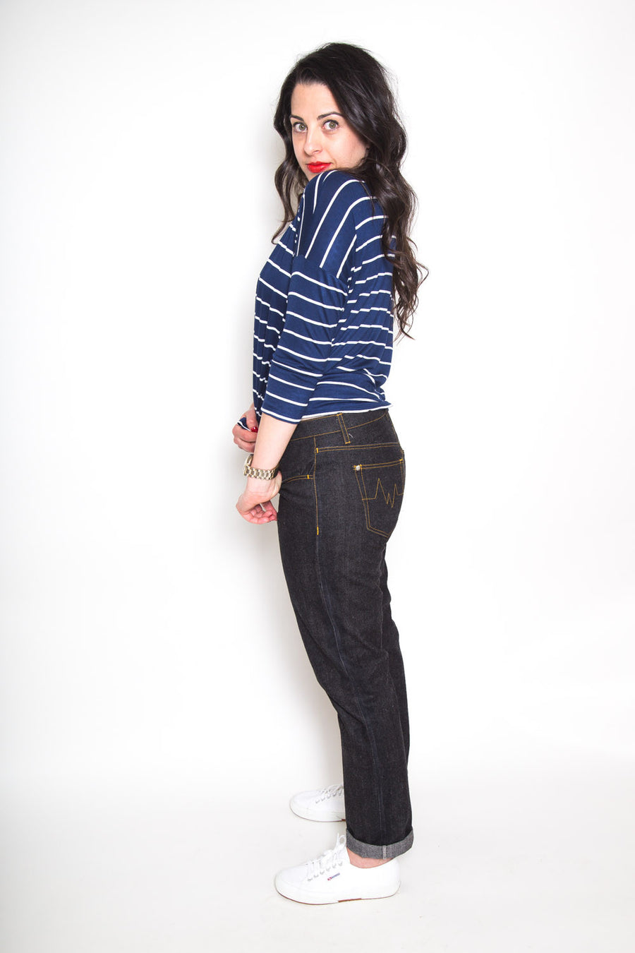 Morgan Boyfriend Jeans pattern // by Closet Core Patterns