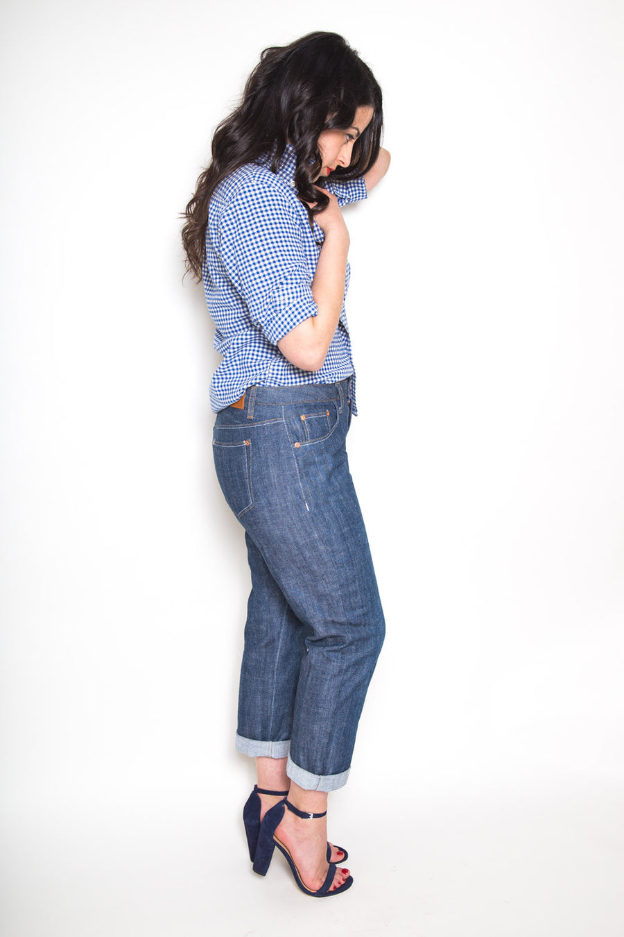 Morgan Boyfriend Jeans pattern // by Closet Core Patterns