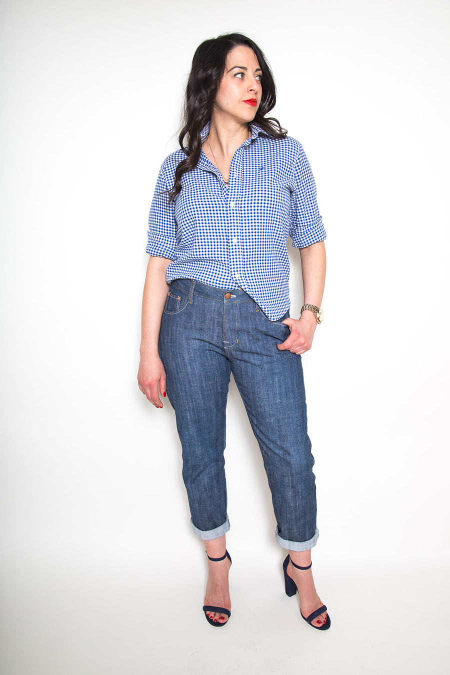 Morgan Boyfriend Jeans pattern // by Closet Core Patterns