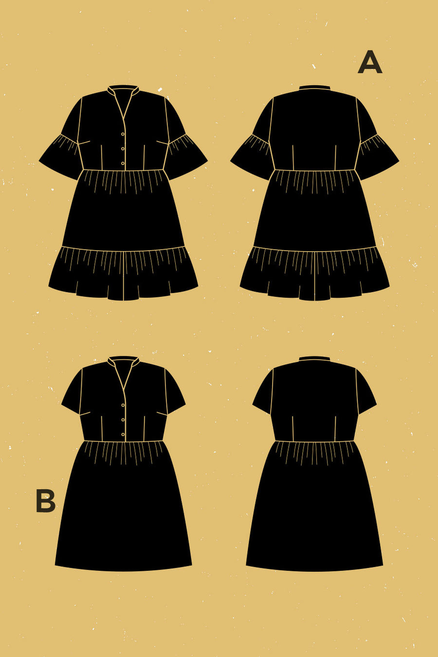 Myosotis Dress Pattern | Patron de Robe Myosotis | Deer & Doe