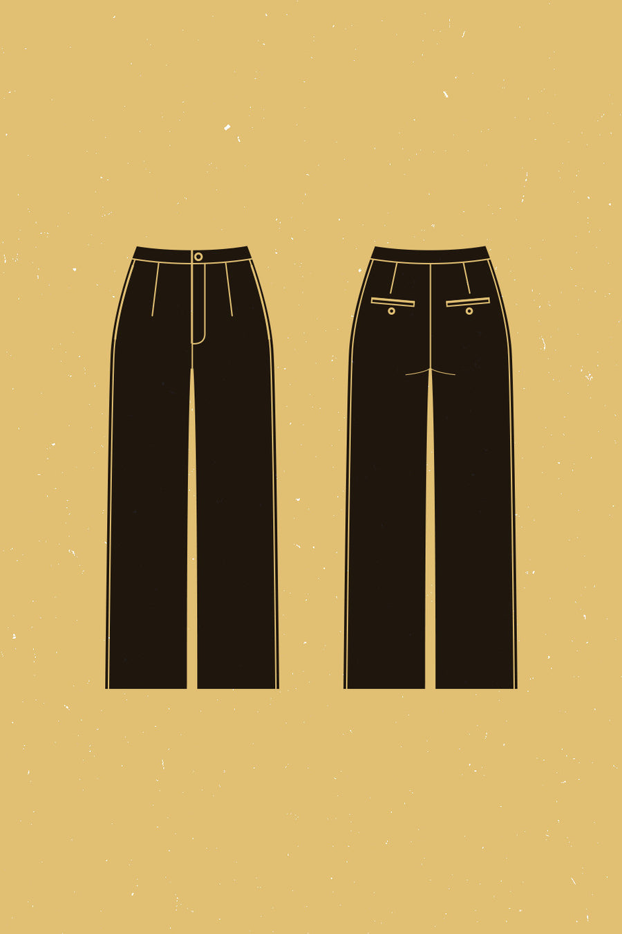Narcisse Pants Pattern | Patron de Pantalon Narcisse | Deer & Doe